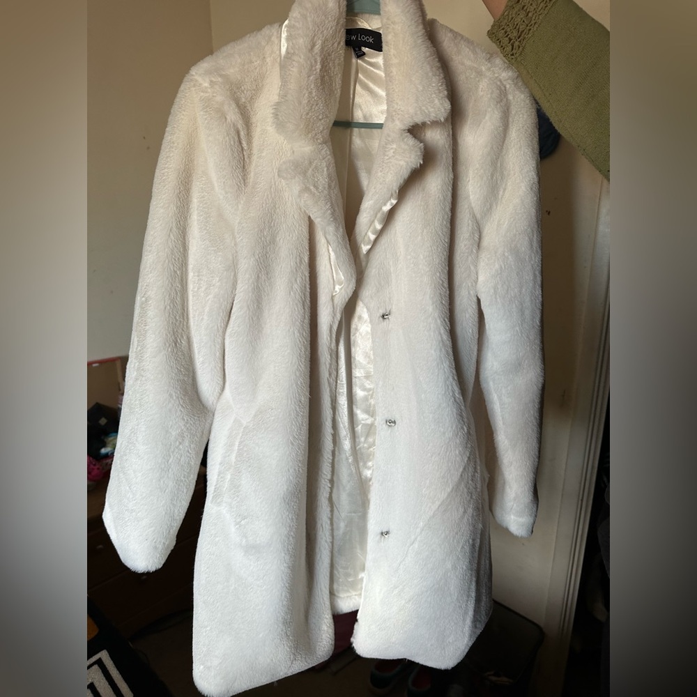 New Look puffy white Jacket